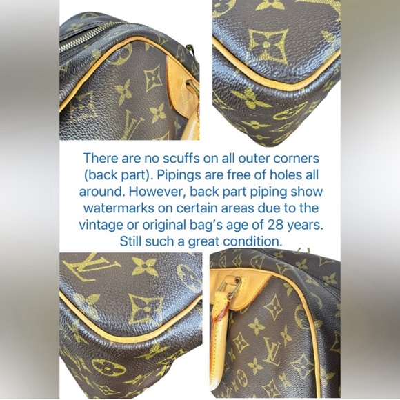 135 Louis Vuitton Monogram Deauville Handbag - Picture 6 of 16